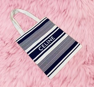 包郵**Celine small tote gift with purchase red tote bag 春夏度假系列帆布包/多用途袋(細size) 32x40cm