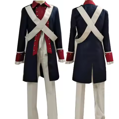 Anime Mens Hetalia Cosplay Costume Alfred F Army Uniform Russia Halloween Cloak Suit Christmas Outfi
