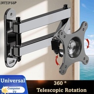 IRTJIFSSP Computer Bracket, 10-37in Wall Mount LCD Monitor Bracket, Universal Rotatable Extendable S