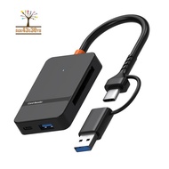 USB 3.0 Card Reader SD Micro-SD TF  MS Compact Flash Card Adapter for Laptop PC Multi Card Reader  C