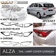 AMAZING NEW PERODUA ALZA 2022 REAR TAIL LAMP COVER GARNISH TAIL LIGHT COVER LAMPU BELAKANG COVER EXTERIOR ACCESSORIES
