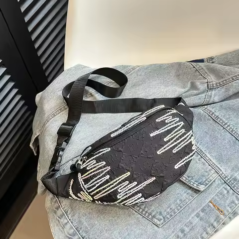 Waist Bag Crossbody Fanny Pack Sports Festival Workout Traveling Running Casual Wallets Waist Pack P