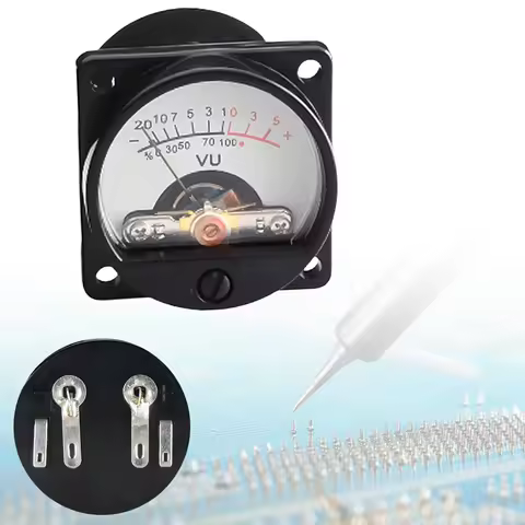 Panel VU Meter Warm Back Light Recording VU Panel Meter VU Meter Audio Level Amp Meter