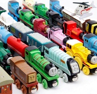 มี16Pcs Packใหม่Thomas & เพื่อนAnimeรางรถไฟไม้รถไฟของเล่นเด็กชุดรถไฟของเล่นรุ่นของขวัญคริสต์มาสชิ้นเ