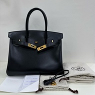 Hermes birkin30 box皮 黑金 Y刻