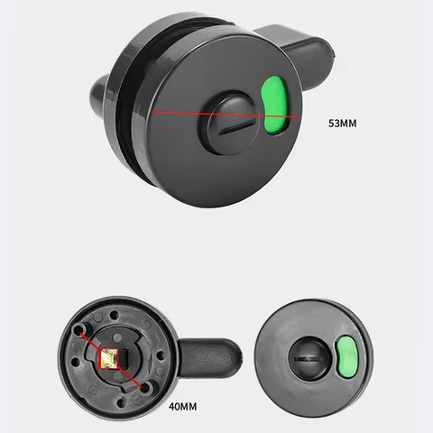 Partition Toilet Indicator Lock Toilet Door lock Bathroom Engage Vacant Indicator Locks Hardware Too