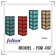 &lt;&gt; 5 Tier Plastic Cabinet / Plastic Drawer / FELTON DRAWER 5 TIER/ DRAWERS AND ORGANIZER (S*Fully Assembled*