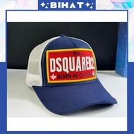 Dsquared2 Men's and Women's Fashion Button Mesh Cap, Dsquared2 Mesh Hat with Mesh MU150