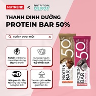 Protein Bar 50 Nutrend protein supplement (Box of 30 bars x 50g) - Nutrition Depot VN