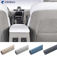 NOBELJIAOO 20x30cm 20/30/40/50x150cm Suede Fabric Self-adhesive Adhesive Cloth Decal Car Interior Mo