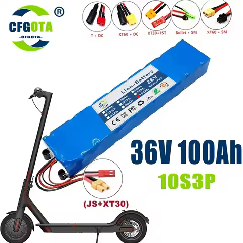 36V 100Ah Scooter Battery Pack for Xiaomi Mijia M365 36V 100000mAh Battery pack Electric Scooter BMS