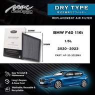 BMW F40 116i 1.5L 2020 to 2023 33-3025MX Max Racing Exhaust Performance Drop-in Dry Type Air Filter
