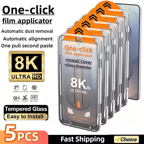 1-5PCS HD Dust-Free Screen Protector for Samsung A57 A37 S26 S25 S24 Ultra S22 S23 FE A16 A56 5g A17