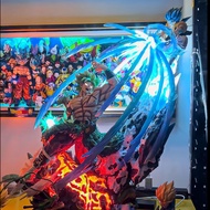 โมเดลการ์ตูน Dragon Ball Z Battle Scene Brolly Vs Goku GK Action Figure Anime Model Collectible Tren