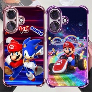 AK-4 Super Mario vs Sonic Case for iPhone 16 16E 17 Plus Pro Max