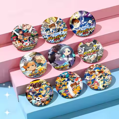 Inazuma Eleven Anime Anime Brooches Cute Cartoon Badge Jacket Jeans Lapel Pin Gift Accessorie