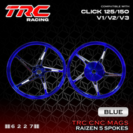 TRC CNC Mags Raizen 5 Spokes 1.4 x 1.4 x 17 Malaysian Concept Click 125/155 V1/V2/V3 6227