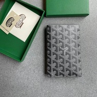 Seven Colors Ready Stock Goyard Goyard Dog Tooth Passport Holder Passport Bag Card Holder Wallet Bag