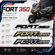 EMBLEM QJMOTOR FORT350 FORT 350 FORTRESS350 FORTREST 350 3D LOGO EMBLEM STICKER ACCESSORIES ACCESSOR