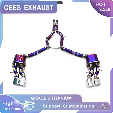 CEES SS304 Valvetronic Catback Exhaust Muffler for Mercedes-Benz CLS63 AMG W218 5.5T 2007+ Performan