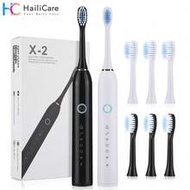 Adult Vibrating Soft Bristle Electric Toothbrush ,6 Preset Modes, 15,000 Vibrations/Minute, IPX67 Wa