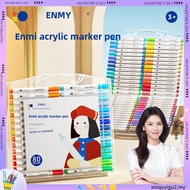 Enmy Acrylic Marker Pen Acrylic Paint Drawing Colouring Painting Art Arcylic Markerpen Kids 儿童学生专用可叠