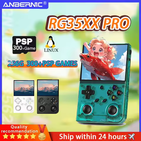 Anbernic RG 35XXPRO 3.5Inch IPS Screen Video Game Console Support TV Output Linux Built-in 64G Retro