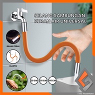 EC Retail SN-C838 Universal 50CM UK Water Faucet Connection Hose 1/ 2 Inch 360 Degree / Elastic Pipe
