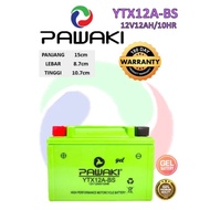 Pawaki Gel Bateri Motor YTX12A-BS Battery Motorcycle APRILIA SUZUKI KAWASAKI ER6N Z800 Z900 DUKE 690