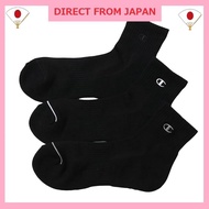 [Champion] Socks (3 pairs) Half-pile Antimicrobial and deodorant Cushion specification Mesh specific