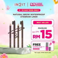 IN2IT Natural Brow Waterproof Eyebrow Liner (NBT) [Halal Certified]