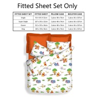 Disney Winnie The Pooh Fitted Sheet Set / Disney Winnie The Pooh Summer Light Quilt 900 Thread Count