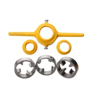 【1/2 3/4 1 Inch】6PCS PVC PVC Pipe Thread Maker Set Manual Plastic Pipe Threader Powerful Screw Plast