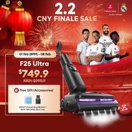 【Best Sale】Roborock F25 Series 25000Pa Wet&Dry Cordless Vacuum Cleaner | 0% Hair Tangle | 180°C Stea