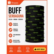 BUFF RIDER  HIJAU SARUNG MUKA RIDER TOPENG MUKA RIDER GR@BFood bandana Gr@bfood