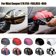 2pcs Door Rear View Mirror Covers Stickers Car-styling For BMW mini COOPER F/R series F54 F55 F56 F5