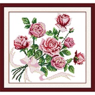 Joy Sunday Stamped Cross Stitch Ktis DMC Threads Cross Stitch Set DIY Needlework Embroidery Kit-Engagement of Love