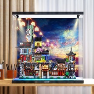 [Acrylic Transparent Display Box] Acrylic Anti-dust Box Suitable for Lego 70620 Ninja City+70657 Nin