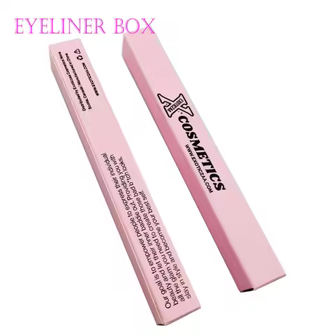 Wholesale Eyeliner Boxes Adhesive Package lash Packaging Paper Box Bulk Mink Eyeliner Cases Custom L