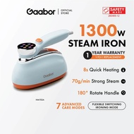 Gaabor 1300W Handheld Garment Steamer Iron Steam Portable Intelligent Garment Care Steam HM-T02A Iro