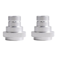 2X Quick Adapter For CO2 Soda Water Sparkler DUO, Tank Canister Conversion For Soda Stream Soda hine Silver