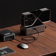 EGPU Docking Station with 800W PSU PCIe 4.0 X4 External GPU Dock Maximum Support 600W Graphics Card 