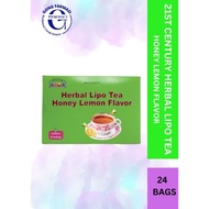 21ST CENTURY Herbal Lipo Tea - Honey Lemon Flavour (24 Teabags)