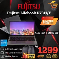 Fujitsu Lifebook U7311/F Intel I5 (11th Gen) / 16GB RAM / 512GB SSD