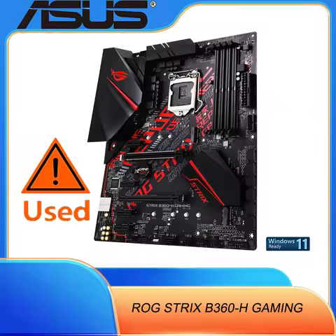 ASUS ROG STRIX B360-H GAMING motherboard with Aura Sync RGB LED DDR4 ATX Motherboard