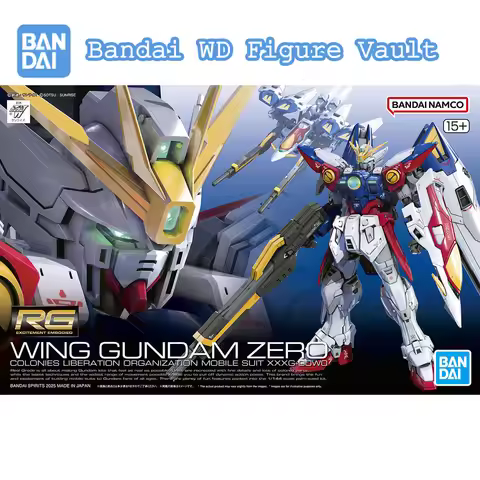 Bandai Officially Licensed New Mobile Report Gundam Wing RG 1/144 XXXG-00W0 WING GUNDAM ZERO Premium