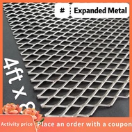 alat ✯EXPANDED METAL 4 Kaki x 8 Kaki ( BESI MESH ) MILD STEEL FOR GRATES, FENCING, PAGAR RUMAH, BBQ GRILL METAL PLATE Jaring❋