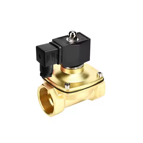 1" IP65 Waterproof Normally Closed Solenoid Valve 24V 12V 220V 110V Brass Electric Solenoid Valve