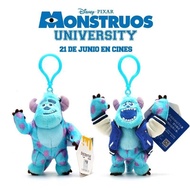 Sulli File Pendant Doll Monster University Doll Schoolbag Plush Ornament Keychain Bag Pendant #G3. 1