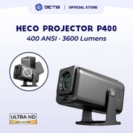Heco P400 Smart Projector｜400 ANSI | 3600 Lumens | Native 1080P | Dual UI System | Auto Focus+Keysto